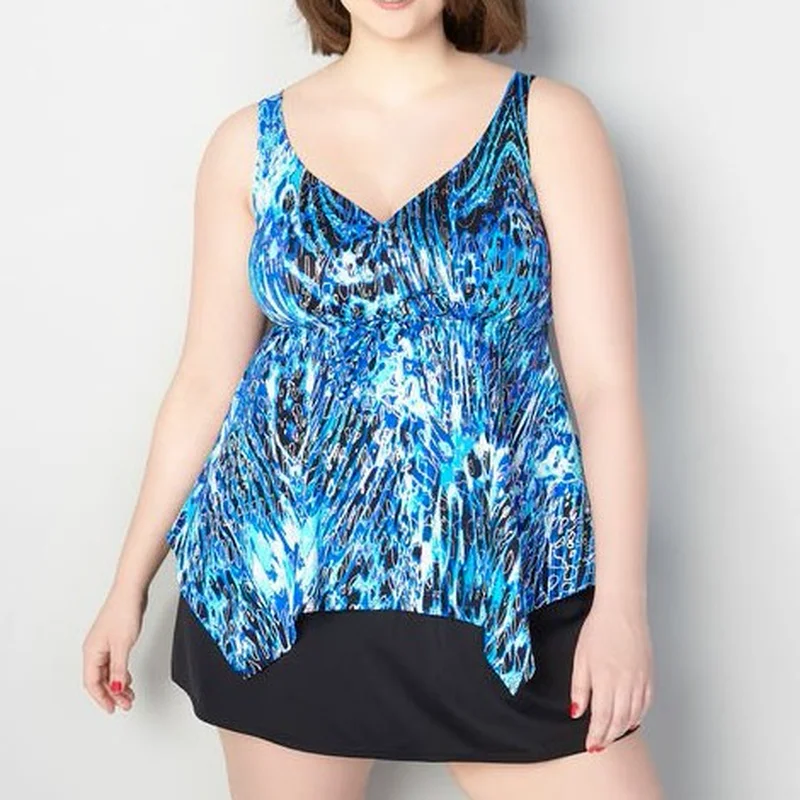 

2022 Brazilian Women Swim Plus Size Two Piece Swimsuit Oversized Print Bikinis Set Sexy Swimwear Bathing Suit Trajes De Bano