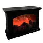 Реалистичная декоративсветодиодный беспламенная Светодиодная лампа в стиле ретро с имитацией камина и USB-кабелем, декоративный светильник для Дня благодарения и Хэллоуина