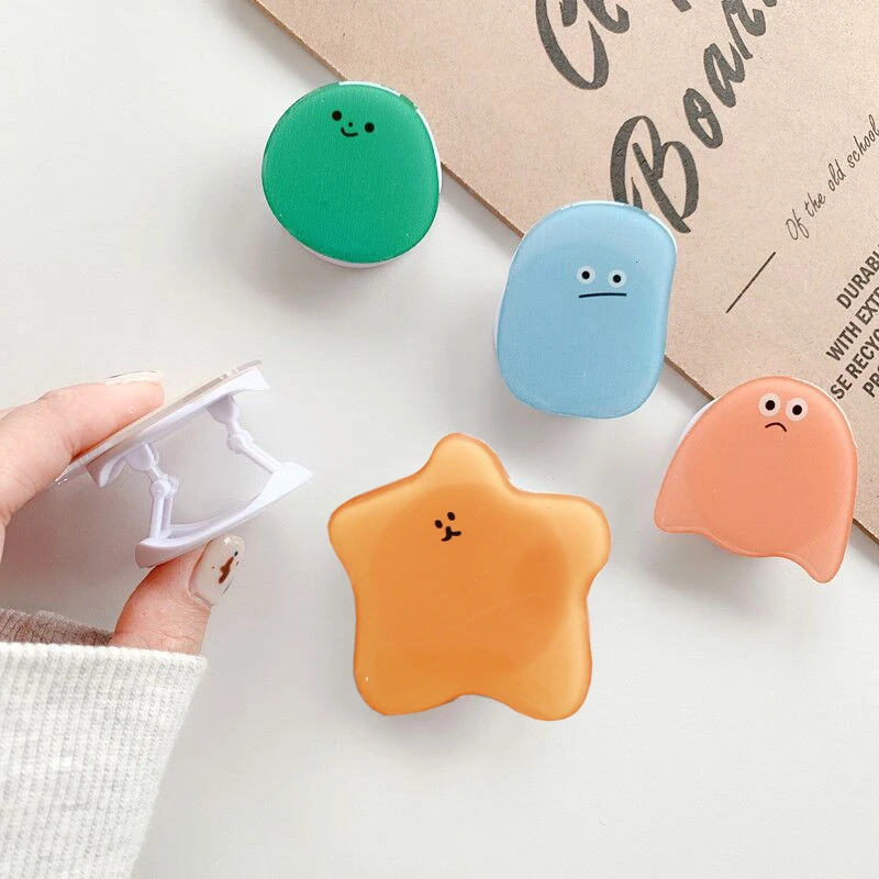 3D мультфильм складной палец ручка кольцо мобильный телефон держатель для iphone