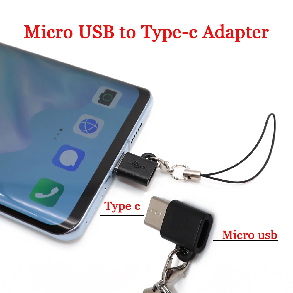 Переходник с USB Type C папа на Micro мама Type-C поддержка OTG для Xiaomi 4C Huawei HTC Oneplus LG Tablet |