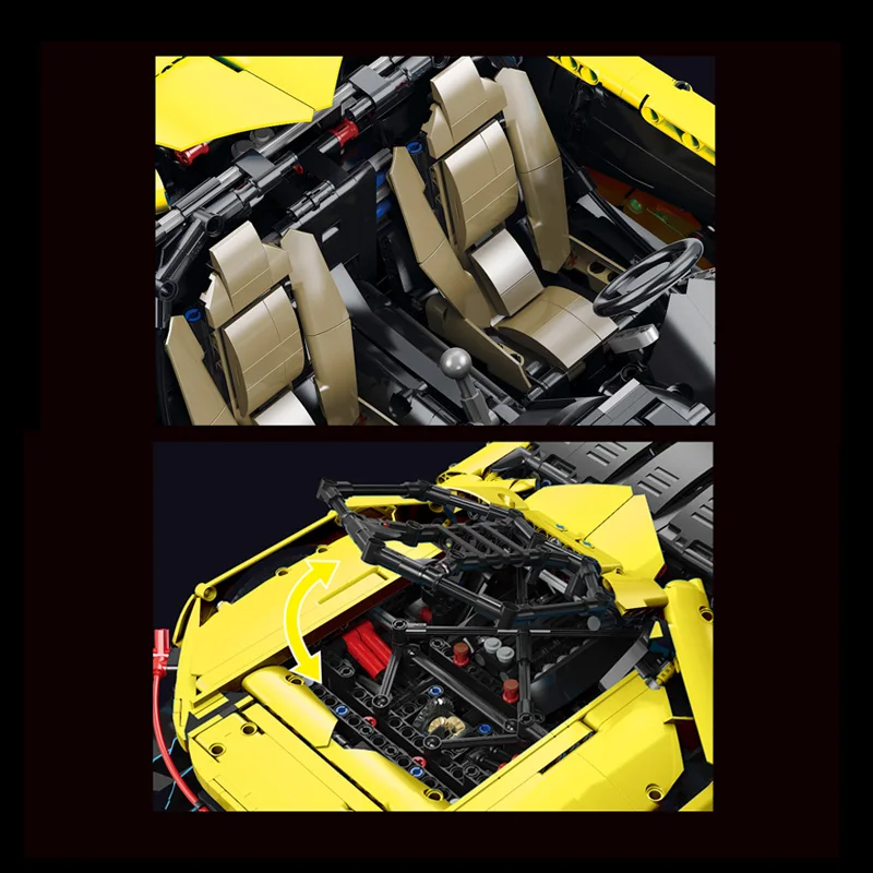 

3899pcs Lamborghinied Car Model Moc Toys For Children Building Blocks Constructor Creator Bricks Set Gifts