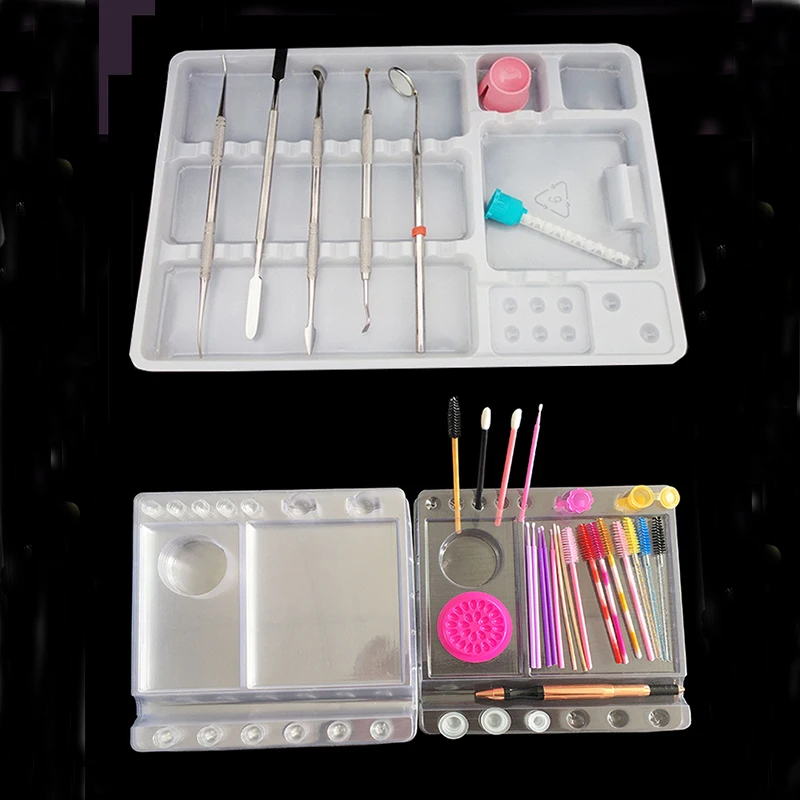 10 шт. лоток для микроблейдинга одноразовая пластиковая пластина перманентного