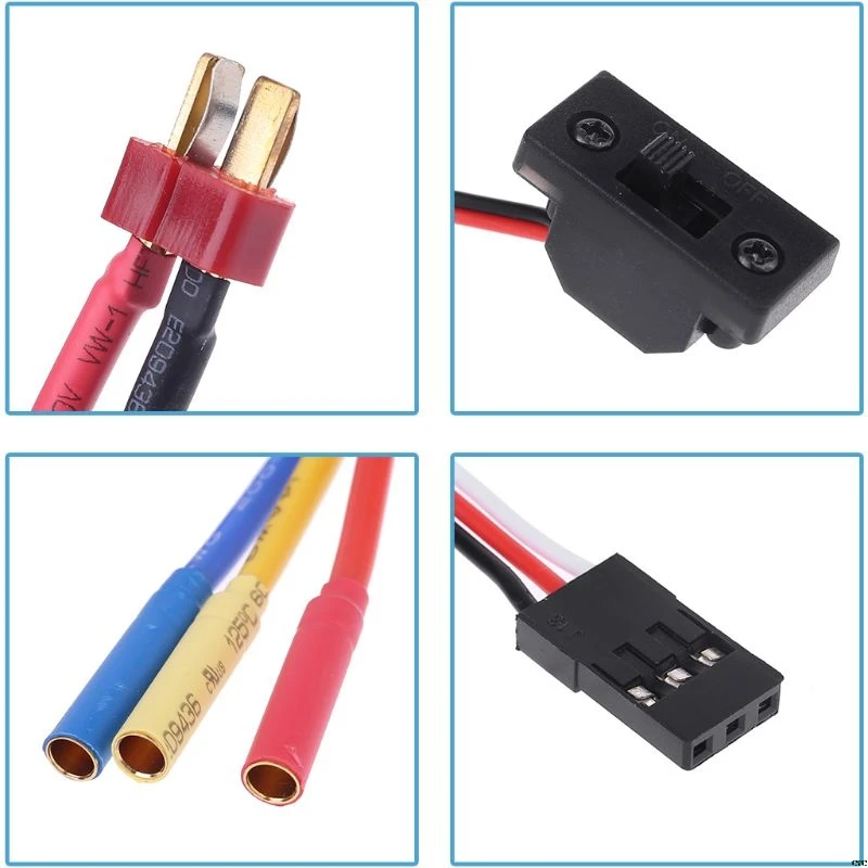 

Brushless Motor 1/10, 60A Waterproof ESC Electric Speed Controller for RC Car 25A-120A Brushless ESC