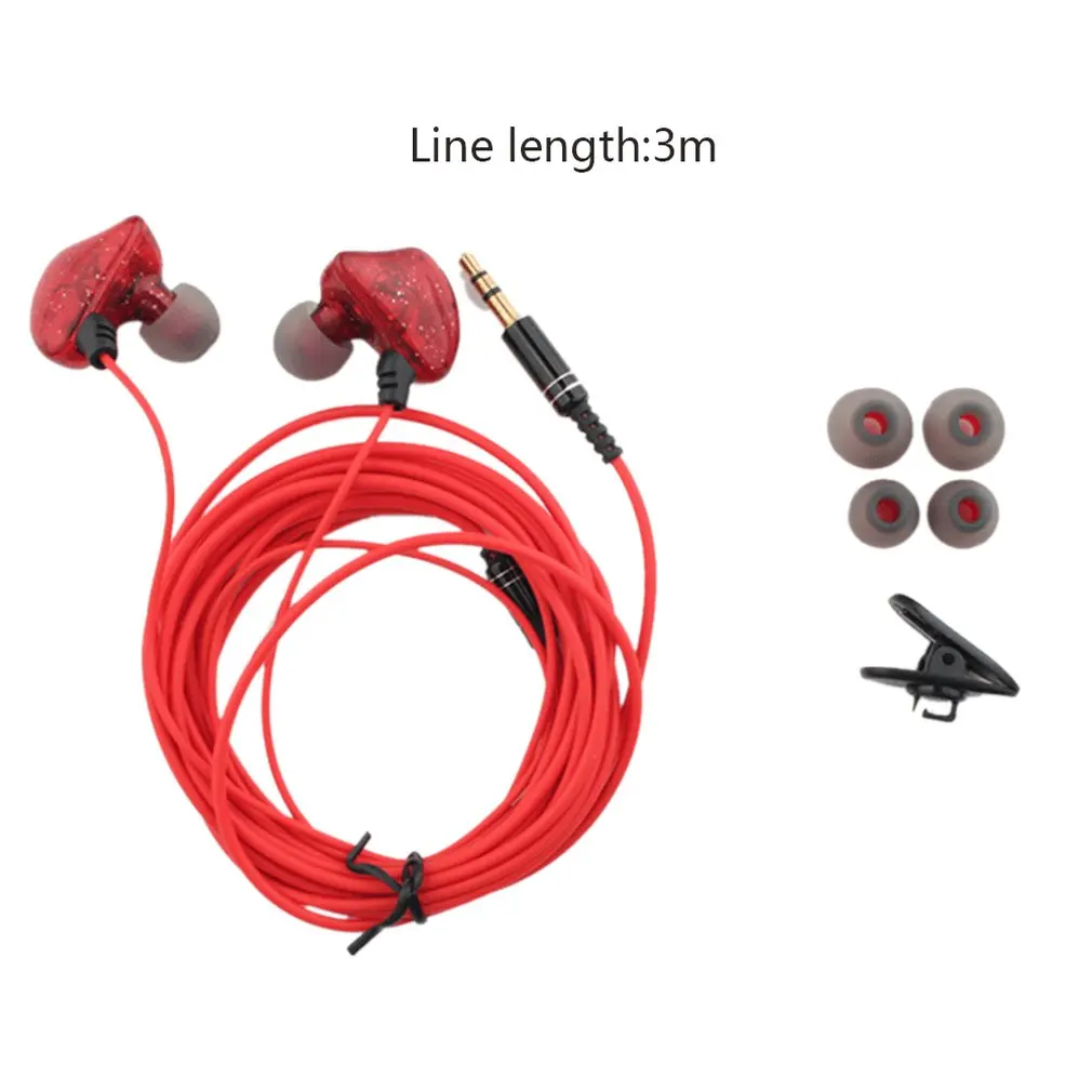 

2021 HOT 3.5MM MP3 Double Bass 3 Meters Long Earphone Wire Headphone In-ear Earphone Colorful Headset
