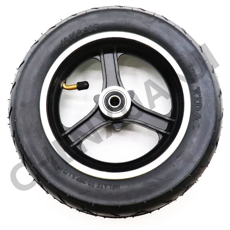 

10x2.125 10 inch Electric scooter Tire with Alloy Wheel hub, suitable for Most Relevant Electric Scooter tires