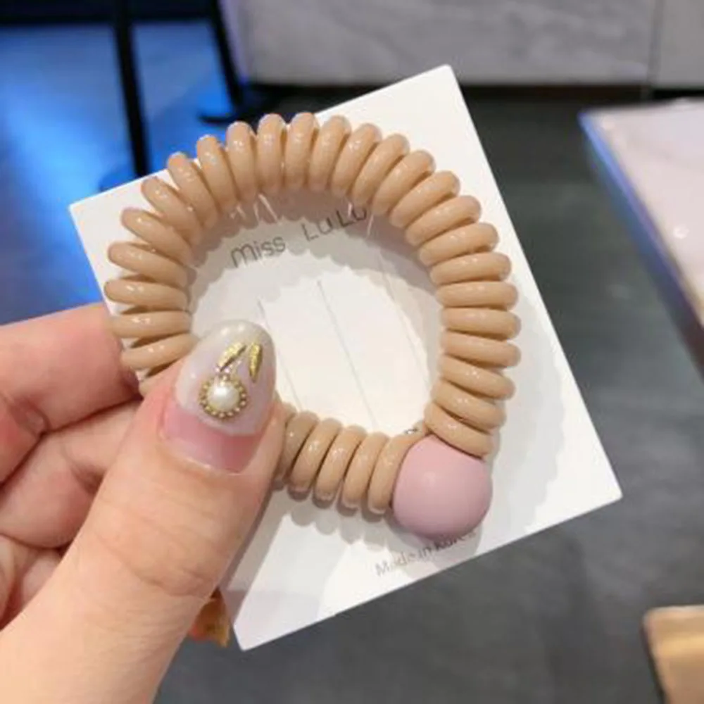 Хит новинка милый корейский кулон в виде горошин веревка для волос матовый