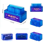 Горячая Распродажа! Новый OBD V2.1 mini ELM327 OBD2 Bluetooth автоматический сканер OBDII 2 Автомобильный v2.1 поддержка системы Android pc Быстрая доставка