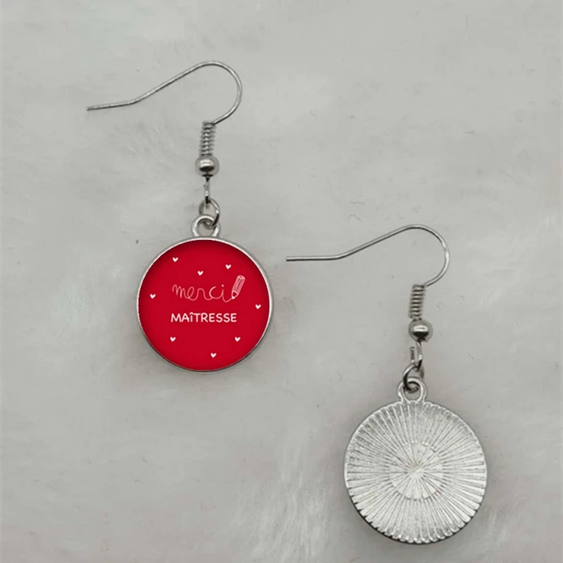 Модные серьги в подарок на День учителя высококачественные Подвесные из