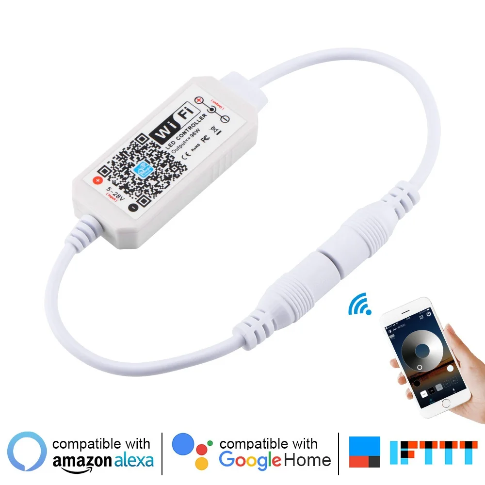 Регулятор яркости светодиодных лент 5-24 В RGB RGBWW Wi-Fi | Лампы и освещение
