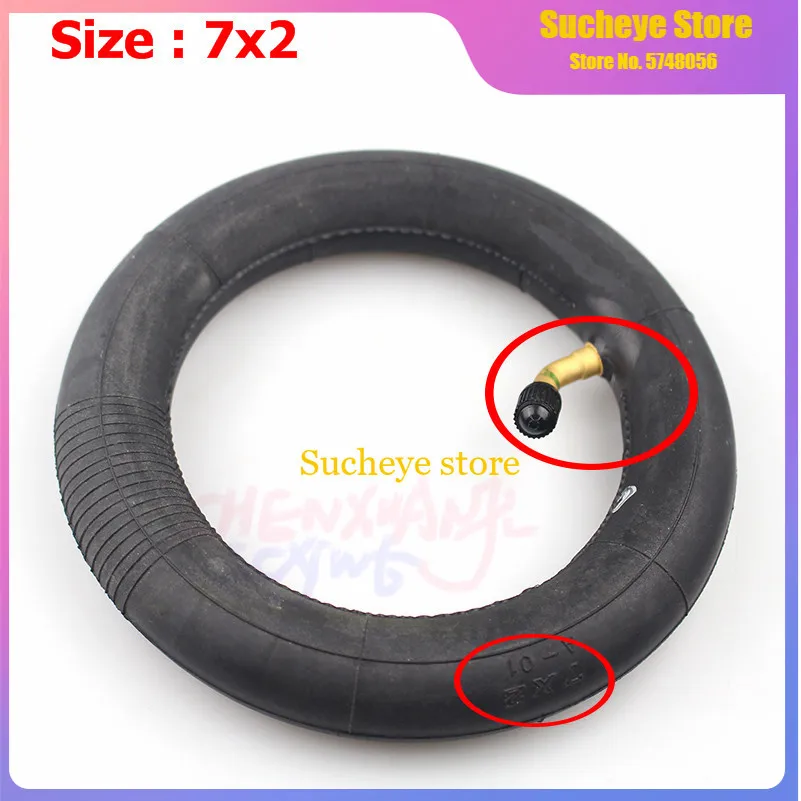 

New Butyl inner tube 7x2 175x50 Electric Scooter inner tyre 7 inch Wheel Chair Truck baby carriage tire iner tube