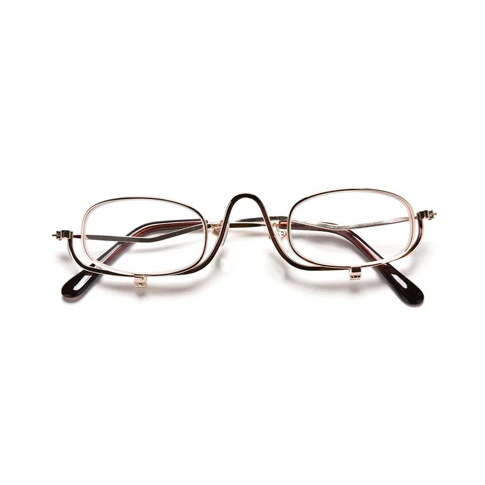 

Womens Ultralight Reading Glasses Reader Metal Frame Clip On Makeup Magnifying Glass Cheap Best Gifts for Mother's Day