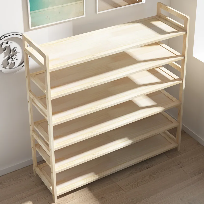 

Wooden Shoe Rack Shelf Multi-Layer Simple Dustproof Home Doorway Shoe Cabinet Dormitory Storage Fantastic Space Saving