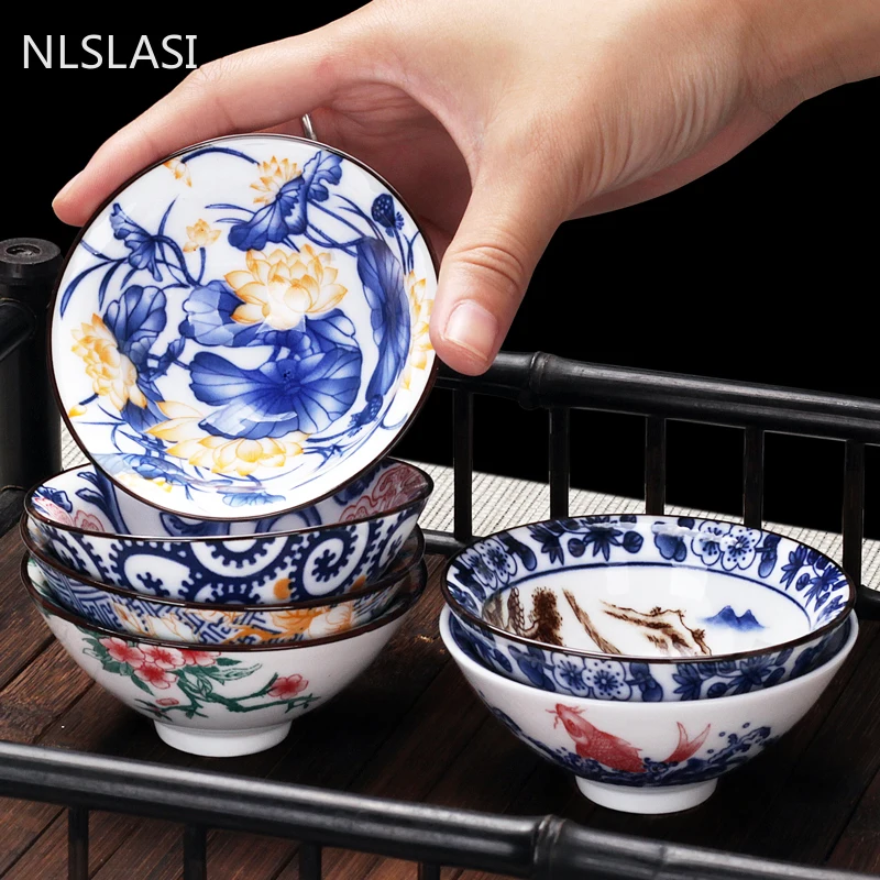 Чашка для чая NLSLASICeramic чайные чашки в китайском стиле с узором чайный сервиз чашка