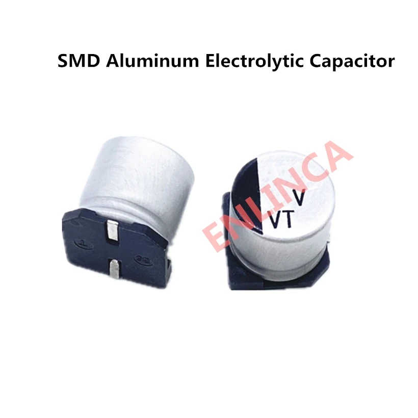 

200pcs/lot 6.3V 100uf SMD Aluminum Electrolytic Capacitors size 5*5.4 100uf 6.3V