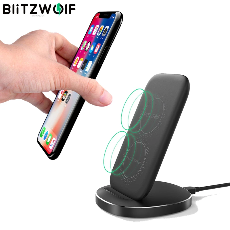 Беспроводное зарядное устройство BlitzWolf FWC6 10 Вт 7 5 | Мобильные - Цена: 1364.19
