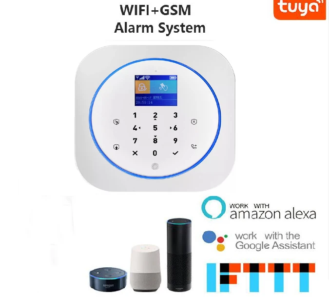 Yobang Se Tuya приложение управление Wi-Fi охранная сигнализация датчик Пожарной Сигнализации для дома безопасности GSM GPRS сигнализация работает с Alexa
