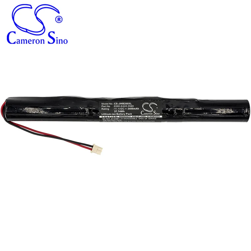 

Аккумулятор Cameron Sino 3400 мАч 8390-KA02-0580, J200/ICR18650F1L для большого Jambox Jawbone