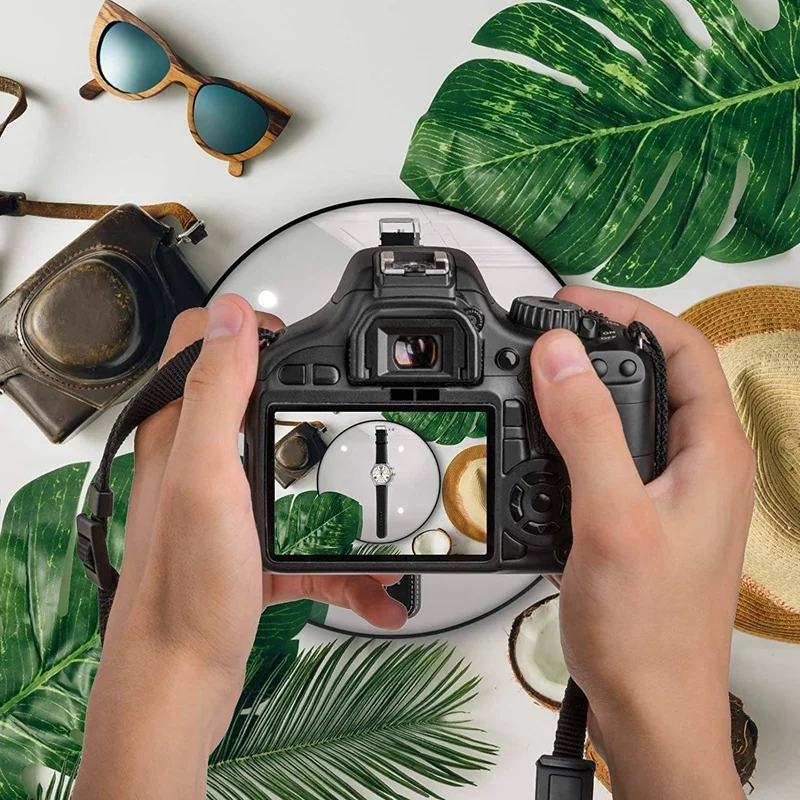 

Motorized Rotating Display Stand, 7.87Inch,Mirror Covered 360 Degree Turntable Display Stand for Photography