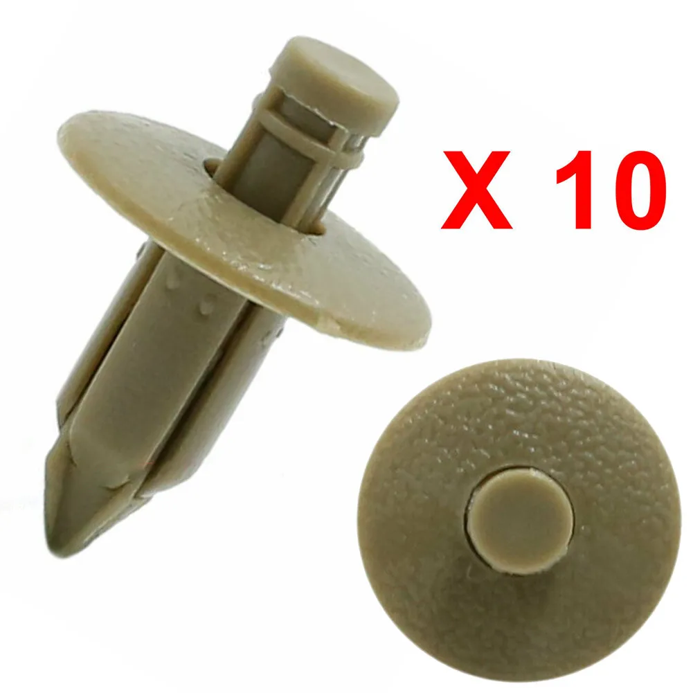 

10 Pcs 7mm Car Rivets Hole Dia Push In Auto Door Trim Fender Rivets Retainer Clips Vehicle Retainer Rivet Plastic Car Clip