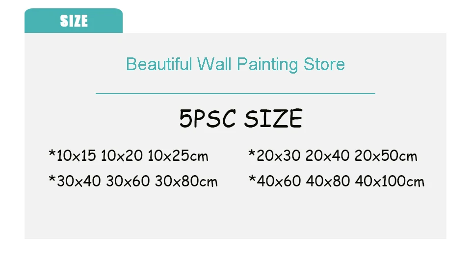 

Hd Seaside Reef Canvas Painting Wall Art Modular Picture and Print Mural Modern Home Decoration Five Piece Set Mural Frameless
