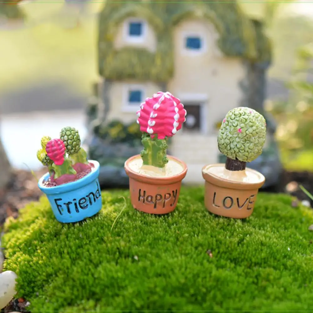 

Resin Plant Ornaments Diy Assembly Micro Landscape Decoration Ornaments