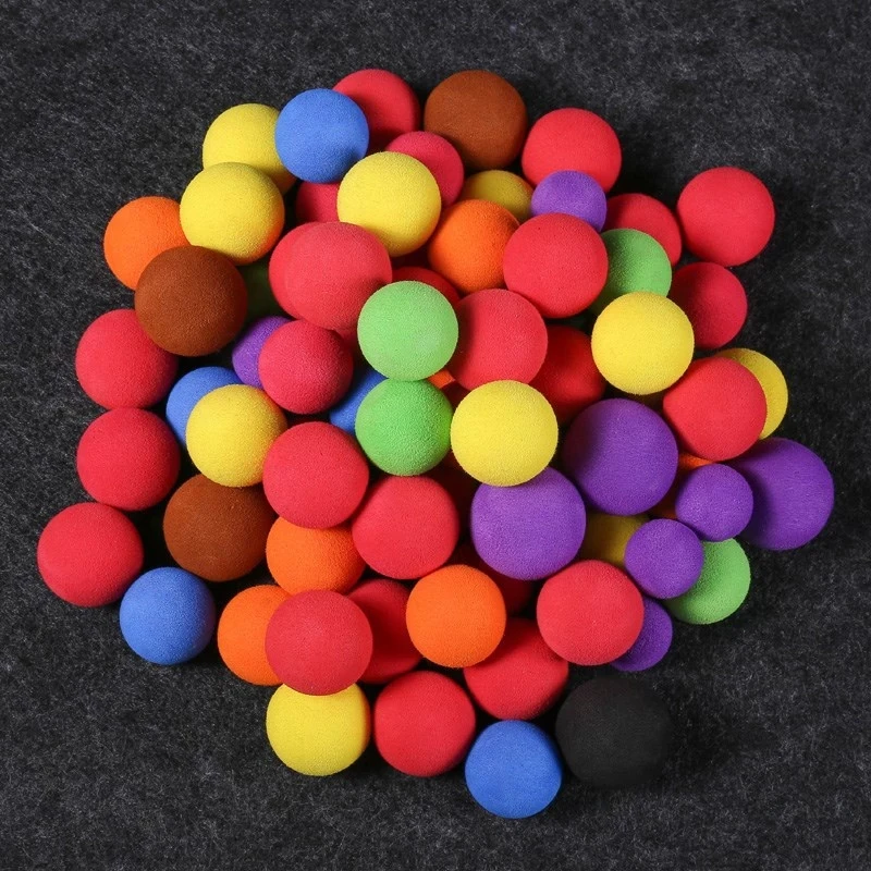 

10Pcs/Set Solid Sponge Balls Klein Blue DIY Painting Home Decor Props Wedding Party Creative Adornment Handicrafts Pet Vent Toy