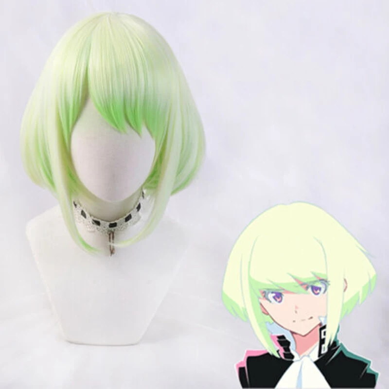 PROMARE Mad Burnish Lio Fotia Аниме косплей парик Bobo 35 см градиент короткие прямые