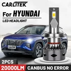 Автомобильные светодиодные лампы H7 Canbus без ошибок H4 H11 H8 HB4 9006 HB3 9005 Противотуманные фары для авто 6000K белый 60 Вт для HYUNDAI Creta Tucson