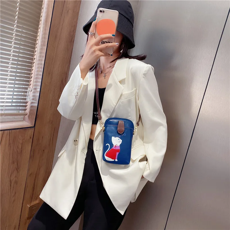 Women's branded bags purses leather Shoulder black boho mini luxury brand fake designer handbags fashion cute vintage crossbody | Багаж и