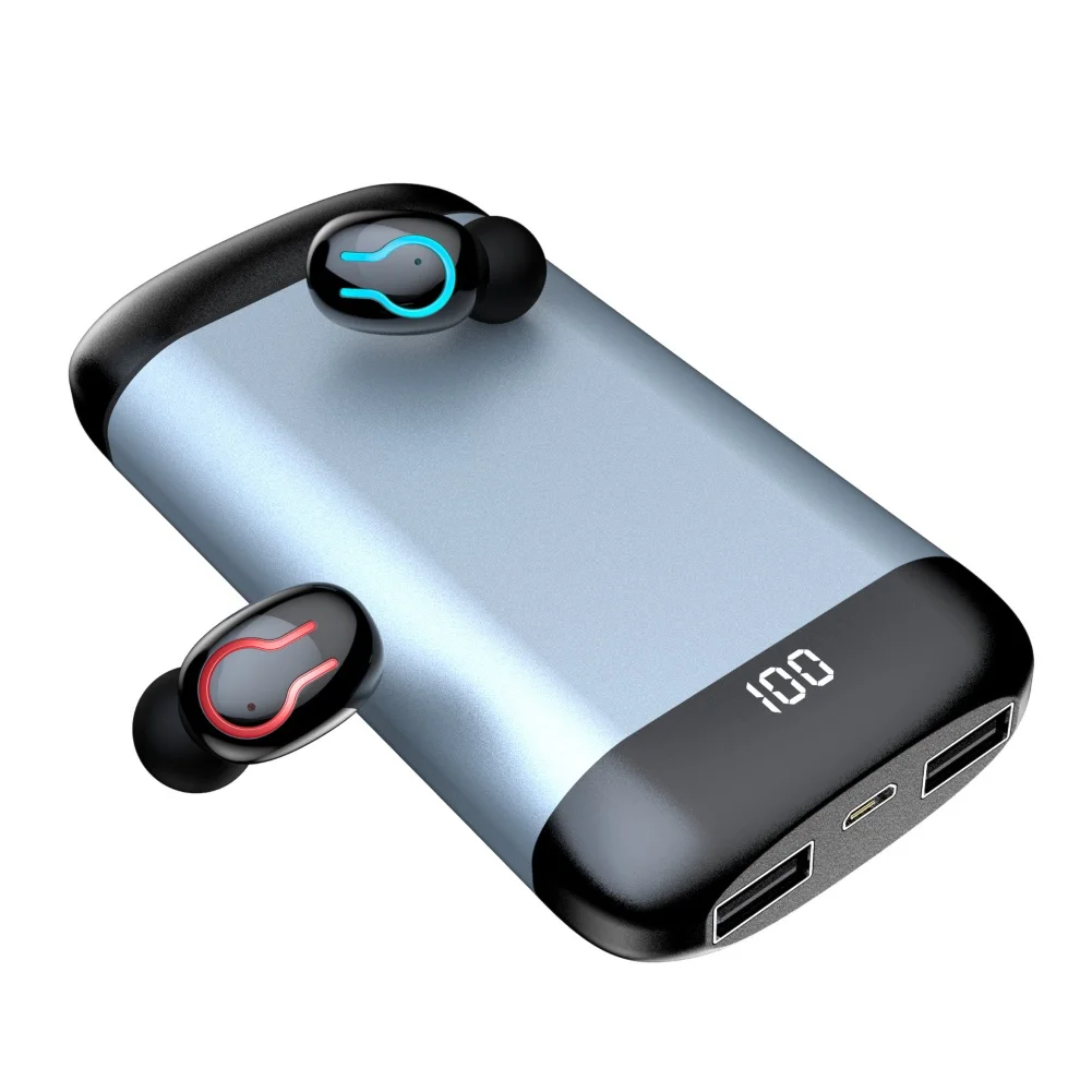 Q66 TWS Беспроводные Bluetooth мини наушники музыка Hi-Fi стерео спортивный мобильный телефон HD вызов наушники-вкладыши с зарядным устройством Micphone