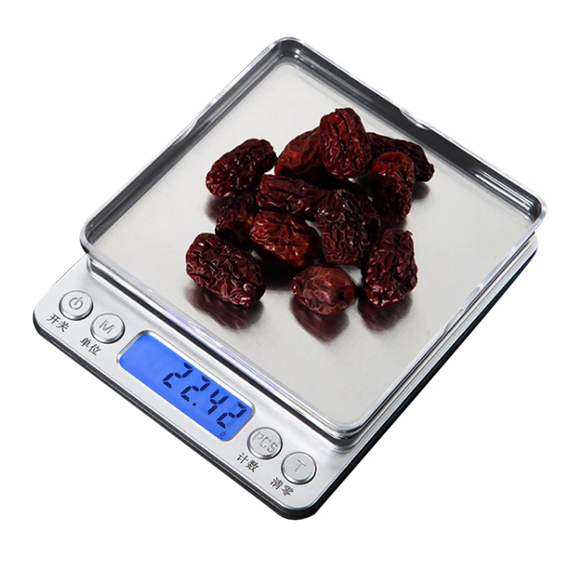 Точные цифровые ЖК-весы 0 01/0 1 г 500 г/1/2/3 кг электронные мини-весы для чая выпечки