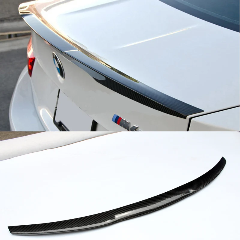 F36 Grand Coupe 4 двери M4 Стиль углеродное волокно Авто фотоэлемент для BMW 2015 2016|trunk spoiler
