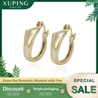 Xuping ювелирные изделия Модные женскиеженские серьги-кольца золотого цвета 29032