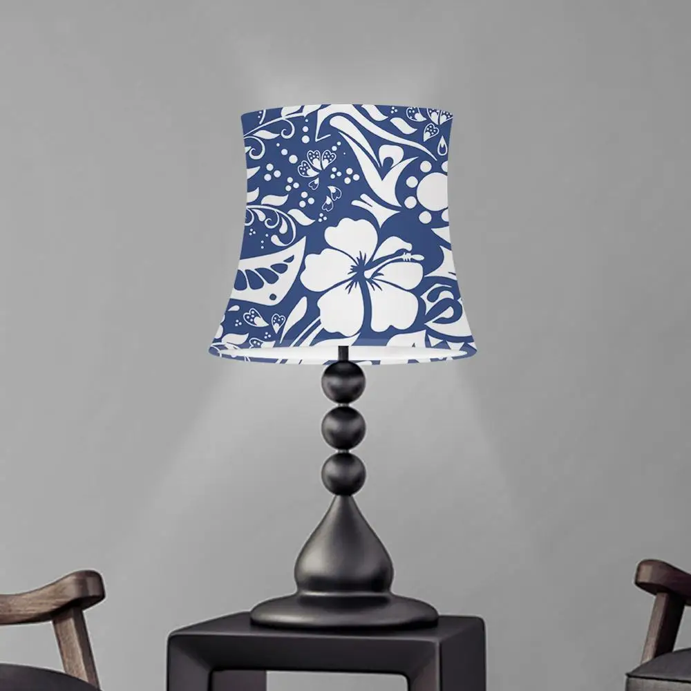 

Полинезийский дизайнерский светлый моющийся абажур Plumeria из современной ткани в скандинавском стиле