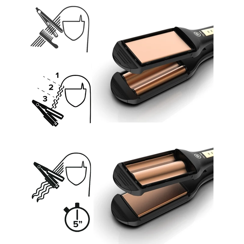 Мультистайлер для волос 2в1 My Pro Straight & Waves|Электрические щетки волос| |