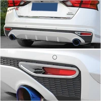 yimaautotrims rear fog lights foglight lamp frame cover trim fit for nissan teana altima 2019 2020 exterior chromium styling