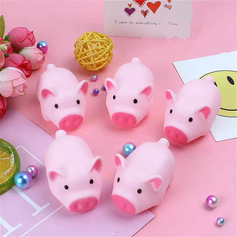 

1pcs Pig Pinch Ball Toy Ball Stress Toy Squeezable Stress Squishy Toy Stress Relief Ball Anti-stress Toys