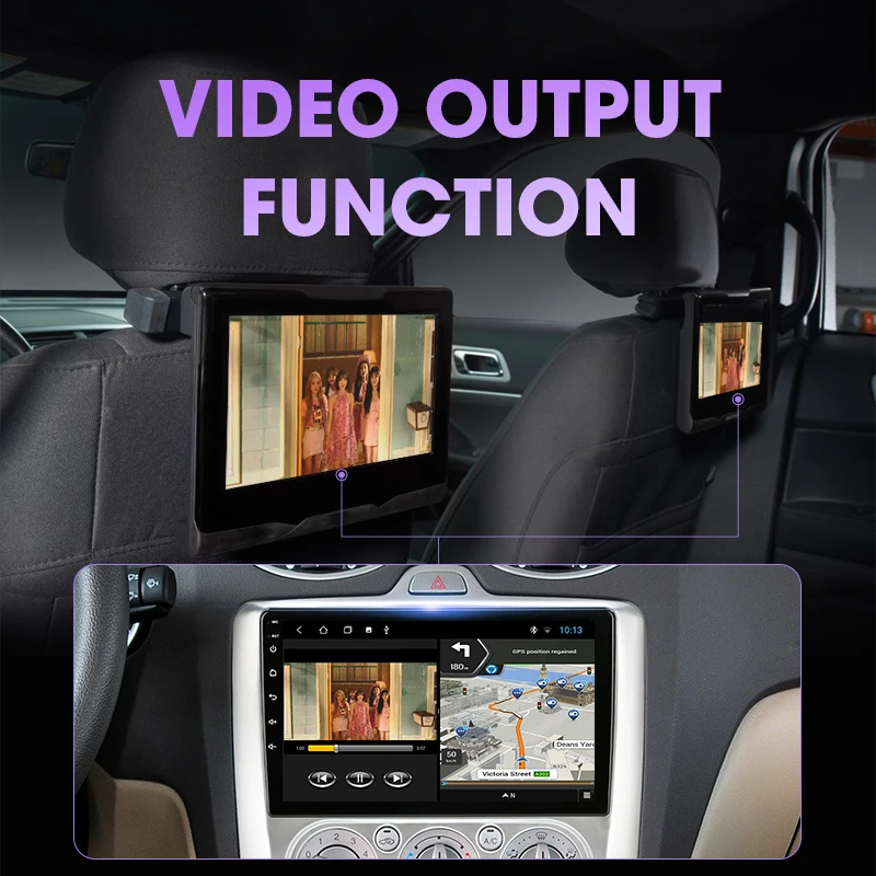 Автомобильный радиоприемник JMCQ Android 9 0 для ford focus 2 3 Mk2/Mk3 2004 2011 мультимедийный