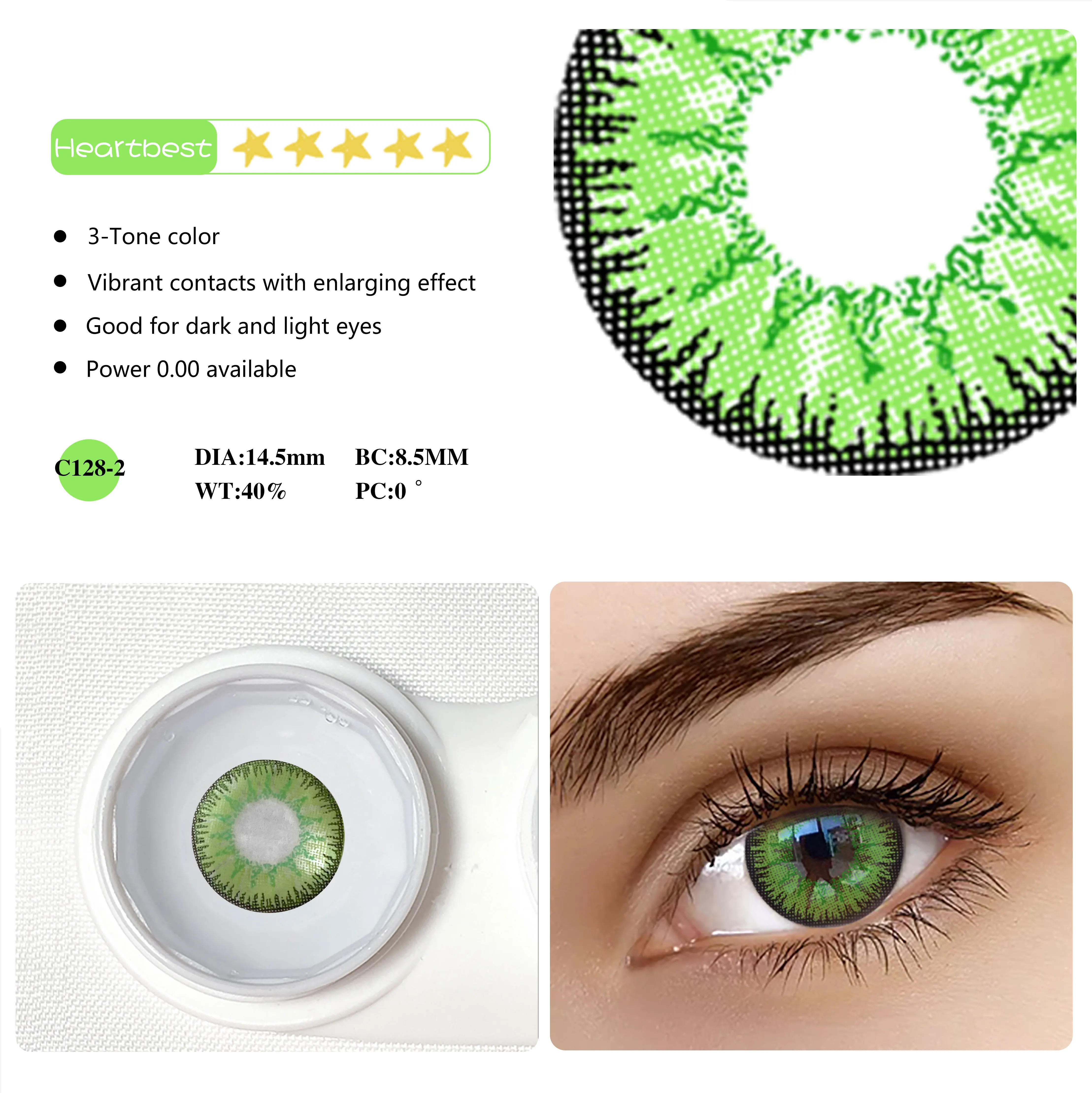 3tones classic 12 color contact lense fast shipping contact lens 1 pair colored contact lens colors contact lens usa quality free global shipping