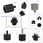 Переходник с внутренней резьбы 58 дюйма на наружную резьбу 14 дюйма, M6 для микрофона, подставки, штатива, пластины, кронштейна для вспышки