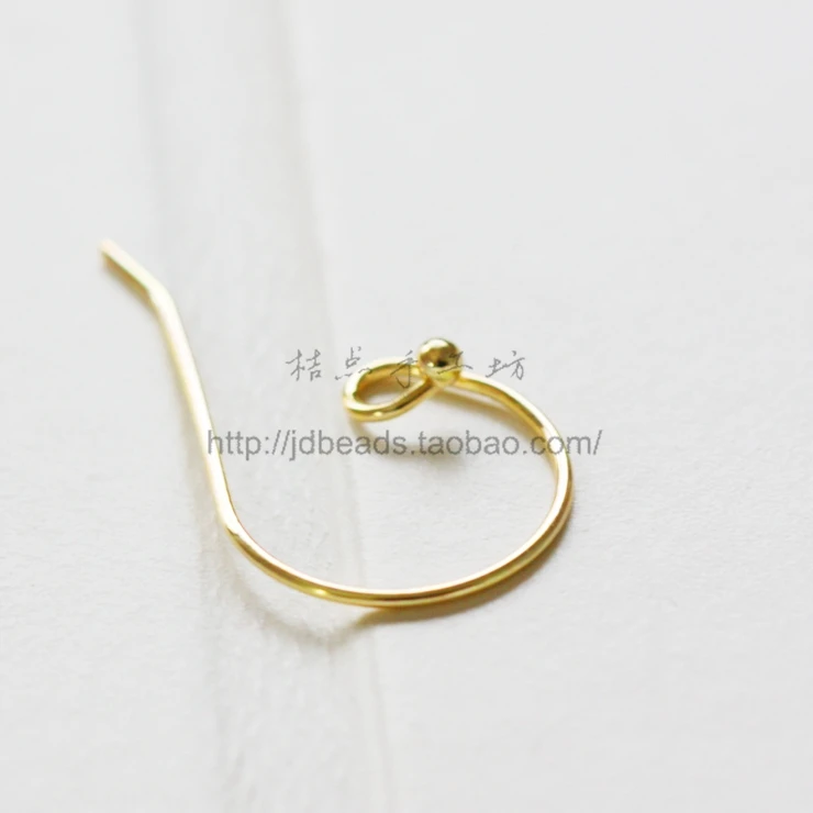

Solid Brass Earring Wire - Earring Hooks 28x17mm (1894C)