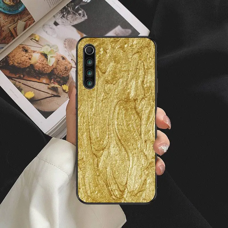 

Metallic Gold Foil Phone Case For Honor 7A 8 9 X S 10 20 i S lite 30 Pro PLAY Cover Fundas Coque