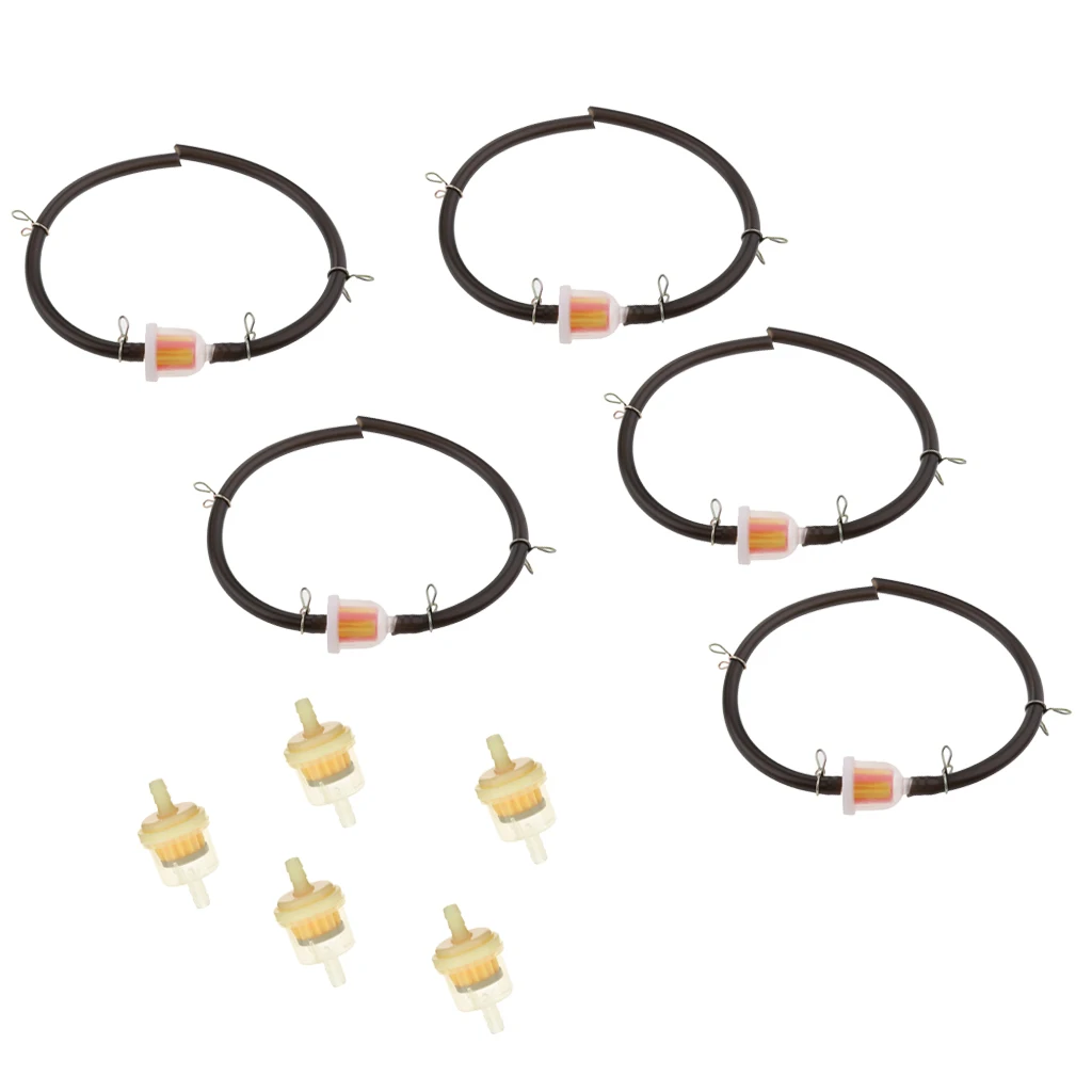 MagiDeal 10X 47 49cc мини газовый шланг линия топливный фильтр комплект для грязи
