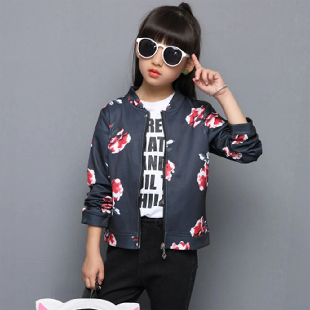

Girls Spring and Autumn Jacket zip-up jacket children's jacket baby clothing children's clothing jacket for girls