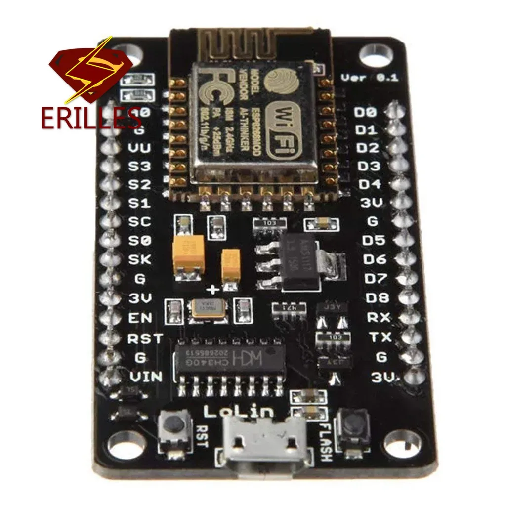 Nodemcu Lua WiFi V3 Iof ESP8266 ESP12 CH340G серийная макетная плата|Беспроводные модули| |