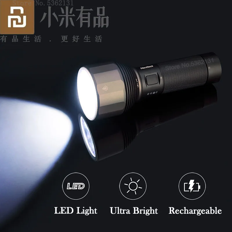 

Youpin NexTool Outdoor Flashlight 2000LM 5 Models Multi-function Brightness IPX7 Waterproof Portable Bike Camping Flash Light