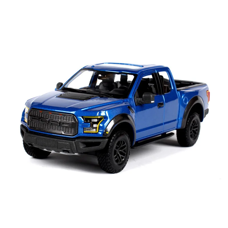 

Пикап Maisto 1:24 20107 Ford Raptor F150, имитация белого мустанга, модель автомобиля из сплава, поделки, украшение, коллекционная игрушка, подарок