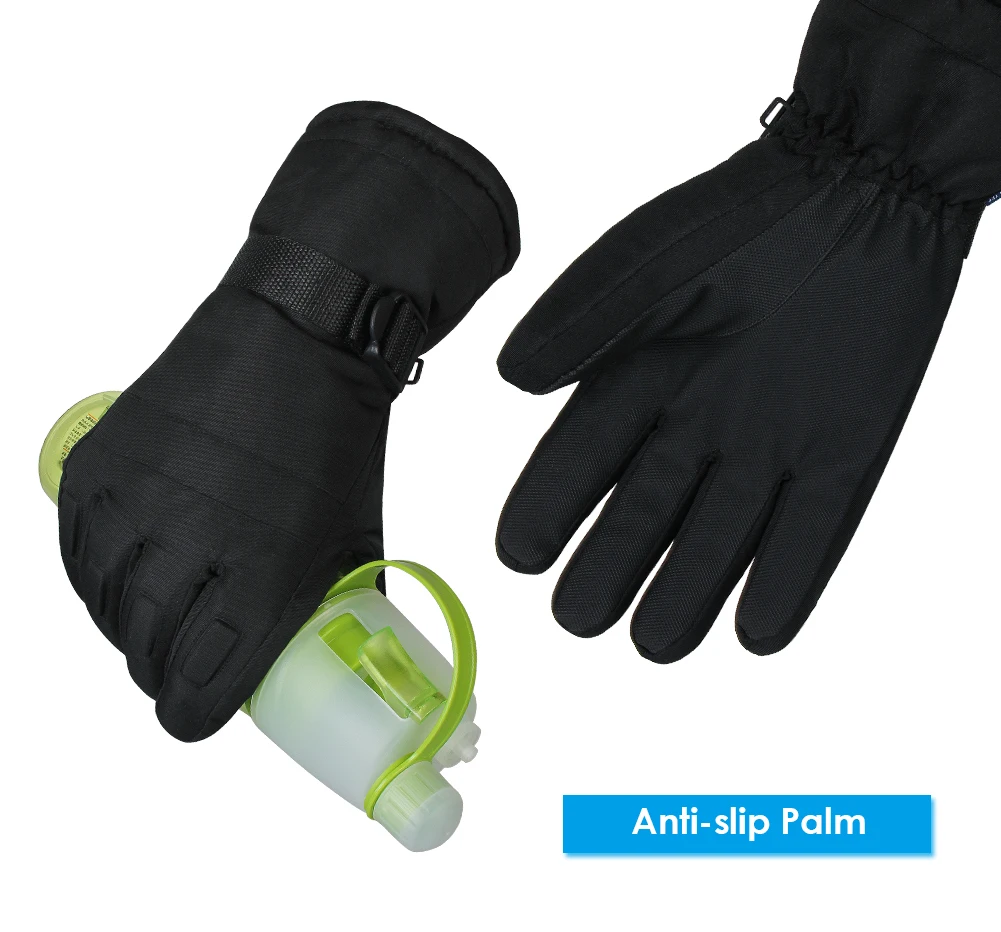 Лыжные перчатки для мужчин дышащие водонепроницаемые мужские спортивные с