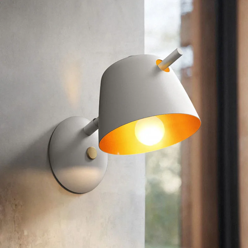 Новый настенный светильник s прикроватный современный для спальни скандинавский