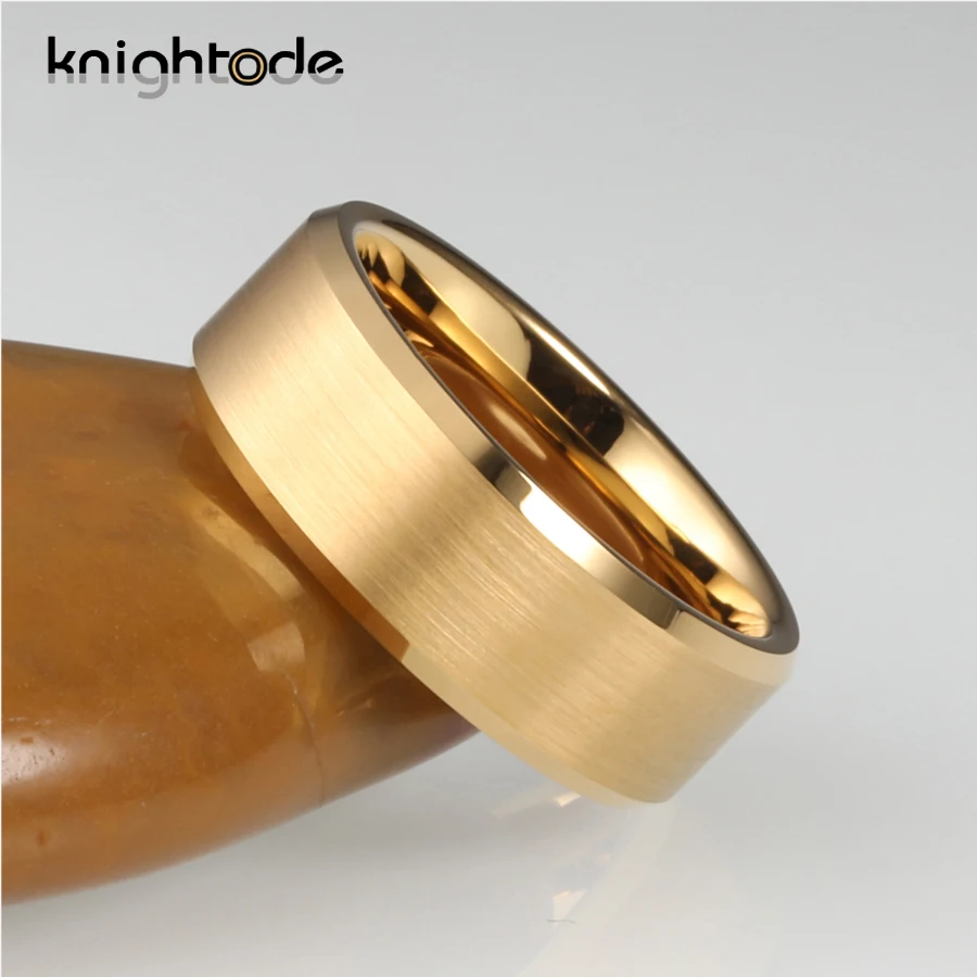 Обручальные кольца из карбида вольфрама 6 мм 8 мужские и женские обручальные